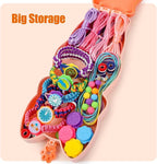 FUNiOi Bracelet Making Kit for Girls 8-10 12 Year Old - DIY Friendship Bracelets Crafts Toys for Kids Ages 6, 7+, Cool Birthday Gift Idea - Cute Squirrel Appearance Bracelet String Maker