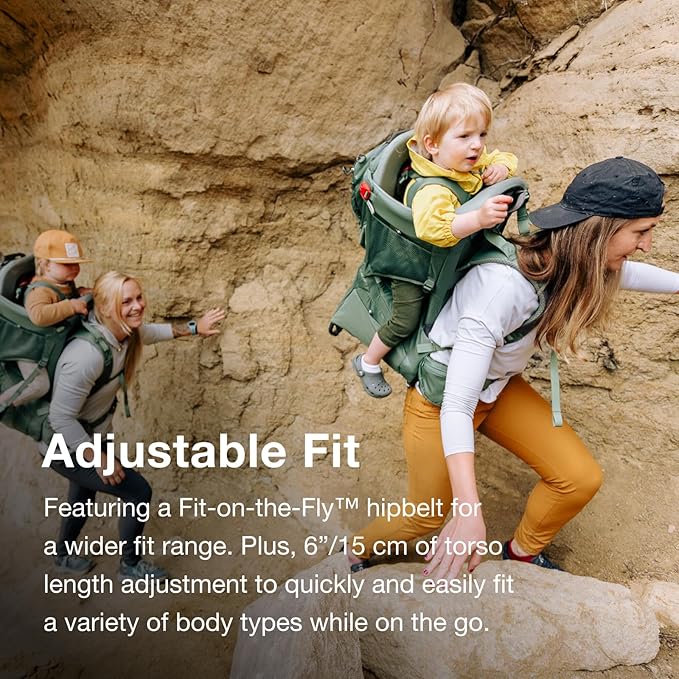 Osprey Poco Premium Child Carrier Backpack - Deluxe Kid Carrier for Hiking with Built-in Sunshade, Removable Daypack, and Adjustable Fit - Premium Comfort for Parent and Child