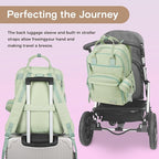 iniuniu Diaper Bag Backpack, 4 in 1 kit Large Unisex Baby Bags for Boys Girls, Waterproof Travel Back Pack with Diaper Pouch