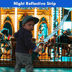 Accmor Anti Lost Wrist Link with Induction Lock, 2 Packs Upgraded Toddler Leash, Reflective Kids Wrist Leash for Baby, Magnetic Unlock Child Walking Wristband Leash for Boys Girls (Rose + Dark Blue)