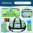 Wildkin 12-inch Kids Backpack – Padded, Adjustable, Ideal for Daycare & Travel - Wild Animals