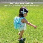 Toddler Backpack Leash - Baby Walking Harness & Anti-Lost Wrist Tether - Kids Backpack 5 Storage Pockets and 2 Adjustable Child Leashes for Kids 1, 2,3,4,5,6,7 Years Old - Ultra-Soft - Unicorn