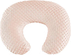 Nursing Pillow for Bottle and Breastfeeding, Ergonomic Comfort Nursing Essentials for Mom and Baby, Feeding Support Pillow with Removable Cover, Easier and Healthier Nursing (Light Pink)