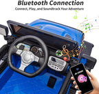 12V Kids Ride on Car Truck, Kids Electric Vehicles Car Ride on Toy for Toddlers with Remote Control - Blue