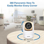 VTech VM928-2HD 5” 720p HD Display 2 Cameras Baby Monitor,110 Wide Angle View,Remote Pan-Tilt-Zoom,Night Vision,Up to 1000ft Range,Temperature Sensor,9 Soothing Sounds & Lullabies,2-Way Talk,No WiFi