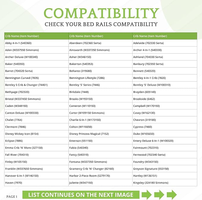 Full-Size Conversion Kit Bed Rails Compatible with Delta Children Convertible Cribs - Solid Wood Rail #0050 - Toddler & Adult Bed Rail for Full-Size Beds - Baby Furniture (Dark Chocolate - 207)