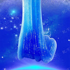 Super Galaxy Slime Kit, Blue Glitter Slime in a Variety of Shapes and Textures, Cosmic Starry Charm Includes Slime Kit Party Gifts.