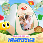 Kids Camping Set, SMILESSKIDDO 41 PCS Pretend Camping Set for Kids 3-5 with Pop Up Tent - Indoor and Outdoor Play Camping Toys for Toddlers