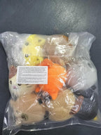 Aoriher 8 Pcs Mini Woodland Animals Plush Toys 3.15 Inch Soft Stuffed Animals Ornaments Bulk Colorful Woodland Keychain for Birthday Baby Shower Party Decors Classroom Prizes(Regular Style)