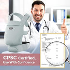 Momcozy Newborn Baby Carrier - Ergonomic, Cozy and Lightweight Carrier for 7-24lbs, Adjustable Neck Support with Sunshield, Breathable Airmesh Perfect for Summer Outing, Silver Grey