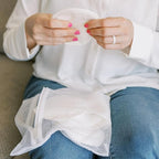 Dr. Brown's Reusable Breast Pads for Breastfeeding, Washable Nursing Pads with Laundry Bag, Day & Night Absorption, 8 Count