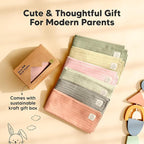 KeaBabies Organic Cotton Burp Cloths Baby Girl, Boy - 6-Pack Large Burping Clothes for Babies, Spit Up Rags, Super Soft & Absorbent Newborn Wash Towels, Gender Neutral, Non-Shrink (Stria, Embrace)