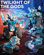 5 in 1 STEM RC Robot Building Kit, 398PCS APP & Remote Control Blocks DIY Engineering Robotics, Erector Science Set for Kids Age 6 7 8 9 10 11 12+, Educational Learn Toys Gift for Boys & Girls