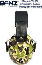 BANZ Kidz Earmuffs 2 Years & Older - Loud Noise Cancelling Kids Headphones & Toddler Ear Muffs, Size Adjustable