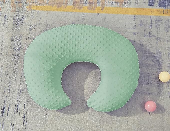 Nursing Pillow with Nursing Pillow Cover Set for Breastfeeding Moms, Ultra-Soft Nursing Pillows for Infant Newborn Baby Boy Girl (Green)