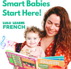 French Books for Kids Vol. 1: Musical French Baby Book Learning Toys w/English, Bilingual Language Interactive Toy for Toddlers, Babies, Boys, Girls & Children