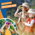 Toys for 3-7 Year Old Girl Boy: LET'S GO! Bird Watching Binoculars for Kids Ages 3 4 5 6 7 Year Old Girls Boys Outside Learning Toy for Kid Preschool Gift Toddler Binoculars Toy Stuffers