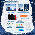 Dragon Crochet Kit for Beginners, 2PCS Black and White Dragon Crochet Animal Kit with Step-by-Step Video Tutorials, Crocheting Kits, Crochet Starter Kit for Kid and Adult, Stuffed Animal Knitting Kits