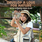 Kids Bug Catching Kit - Complete Explorer Kit with Safari Vest, Hat & More - Cute Dress-Up Safari Costume, or Zoo Keeper - Outdoor Explorer Set & Bug Toys for 3-7 Year Old Boys Girls + Adventure Book