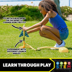 Stomp Rocket Stunt Airplane Refill, Wildcat Plane Launcher Toy for Kids - Airplane Toy Soars Over 100 Feet - Fun Outdoor Toys & Gift for Boys or Girls