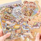 DIY 3D Sticker Scenes, 20 Sets (1500+) Cute Cartoon Stickers. Sticker Therapy. Create Your Own Mini Worlds. Perfect for Party Favors, Birthday Gifts for Adults & Kids