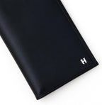 Passport Holder Travel Wallet for Men & Women, RFID Handcrafted Full Grain Leather Cover, 12 Card Slots & 4 Compartments, Gift Box & Pouch, Black