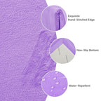 Baby Play Mat for Floor,1.3" Thick Memory foam Tummy Time Mat for Toddlers,Infants,kids,Water-Repellent Soft Nursery Rug,Extra Large Non Slip for Crawling&Yoga,Tatami Style for Living Room(Lavender)