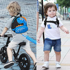 Accmor Toddler Backpack Leash, Cute Dinosaur kids Harness Backpacks with Anti Lost Wrist Link, Adorable Child Backpack Mini Bag Wristband Tether Strap Leashes for Baby Boys Girls Ages 1-3 Years