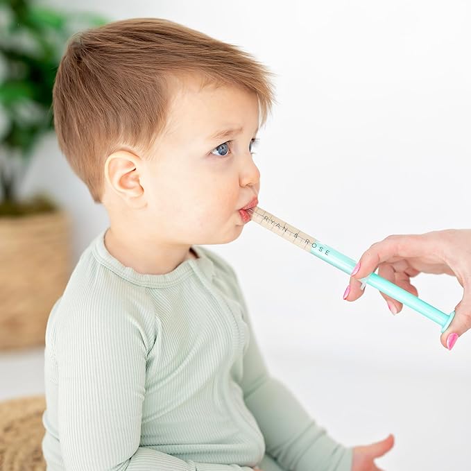 Ryan & Rose Cutie Dose - Baby Medicine Dispenser Syringe (10 Pack)