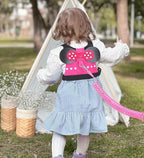 Accmor Toddler Harness Leash, Cute Kids Leash + Anti Lost Wrist Link, 3 in1 Adorable Baby Leash Child Walking Harness Wristband Assistant Strap Mini Belt Protector for Girls to Outdoor Travel