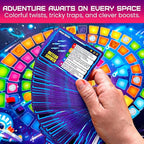 QUOKKA Space Board Game for Kids Ages 8-12 and Families – Fun Space Trivia Game with 50 Cards, Colorful Tokens & Game Board – Learn Planets, Moons Facts – Educational Family Games