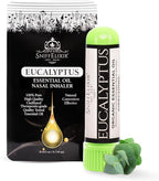Eucalyptus Nasal Inhaler with Essential Oils for Adults - Natural Aromatherapy Stick for Breathing, Portable