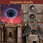 Book Nook Kits for Adults - Book Nook Kit Bookshelf Decor DIY Miniature House Kit for Bookshelf - Craft Kits for Adults Booknook Model Kits Tiny House Arts and Crafts (Ember Castle)