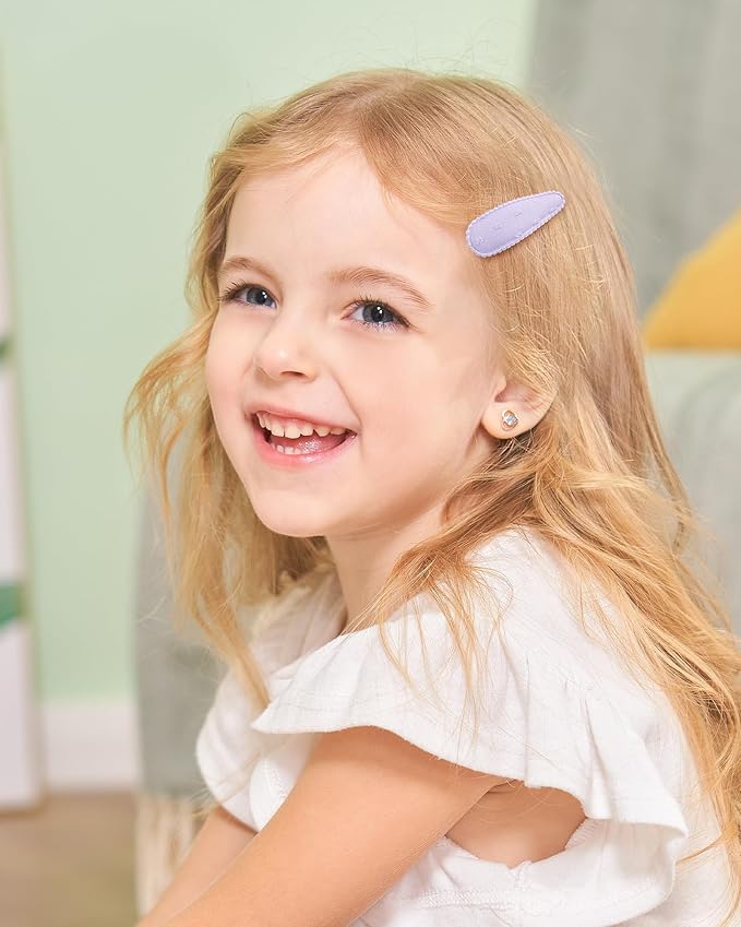 doboi 40Pcs Toddler Hair Clips Hair Barrettes Baby Girl Bows Floral Print Non Slip Snap Hairpins Flower Accessories for Baby Toddler Girls Kids