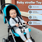 Car Seat Toy,Stroller Toys,Car Seat Toys for Babies 0-6 months Boy Girl,Spiral Hanging Stroller Black and White High Contrast Sensory Toy Newborn Plush Activity Toys Thank You Gifts for 0 3 6 9 Months