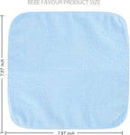 12 Pack Baby Washcloths 100% Cotton - Small Terry Wash Cloths 8" x 8" Soft Face Washcloth for Hand Body Sensitive Skin Thin Absorbent Wipes for Newborns Infant
