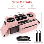 Accmor Universal Stroller Organizer with Insulated Cup Holder Detachable Phone Bag and Shoulder Strap, Stroller Bag Caddy Organizer Accessories Fits for Uppababy, Baby Jogger, Britax Strollers