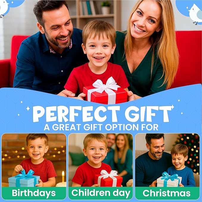 BulbaCraft 4Pcs Sticker Paint Books for Boys - Sticker Books by Number with Dinosaurs, Trucks, Animals and Under The Sea - Coloring Activity for Kids