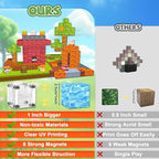 Magnetic Blocks, 100PCS Magnetic Building Blocks, Magnet Cubes Sensory Toys for Kids, Toddler Stacking Magnets Toys for Ages 3+ Boys Girls Birthday Gifts, 1 Inch