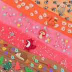 LAWOHO 6 Packs Forest Slime Kit - Clear, Butter, Cloud Slime Making Kit, Slimes for Kids with Animal Add-ins, 360ml Slimes Kits for Boys & Girls Birthday Halloween Christmas Easter Gifts Party Favors