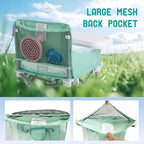 Tiny Marvels Portable 3-in-1 Baby Booster Seat – Cozy Floor Seat, Feeding Seat with Tray, Toddler Booster – Compact, Foldable, Safe with Child Safety Belt Carry Bag – Perfect for Travel & Family Time