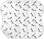 4 Pack Muslin Burp Cloths Stabyhoun Dogs White Cotton Baby Burp Cloths Ultra Soft Burping Cloth Absorbent Spit Up Rags for Newborn Baby Boys Girls 22x11 Inch