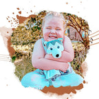 Love By Emi Baby Music Lovey Grey & White Husky, Baby Sleep Soother for Crib & Cuddle Bedtime, White Noise with Heartbeat & Lullaby, Plush Sound Toy, Stuffed Animal for Newborns, Infants & Toddlers