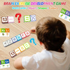 26-Piece Magnetic Blocks for Toddlers 1-3 | STEM Learning Toys with ABC, 123, Animals | Includes 9 Early Learning Cards | Big 1.4-inch Blocks are Choke-Proof and Easy to Grip