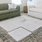 Baby Play Mats for Floor - Layla (4x6ft) - Premium EVA Foam Play Mat for Babies & Toddlers - Perfect for Tummy Time, Crawling, Playroom - Stylish & Comfortable Kids Play Mat