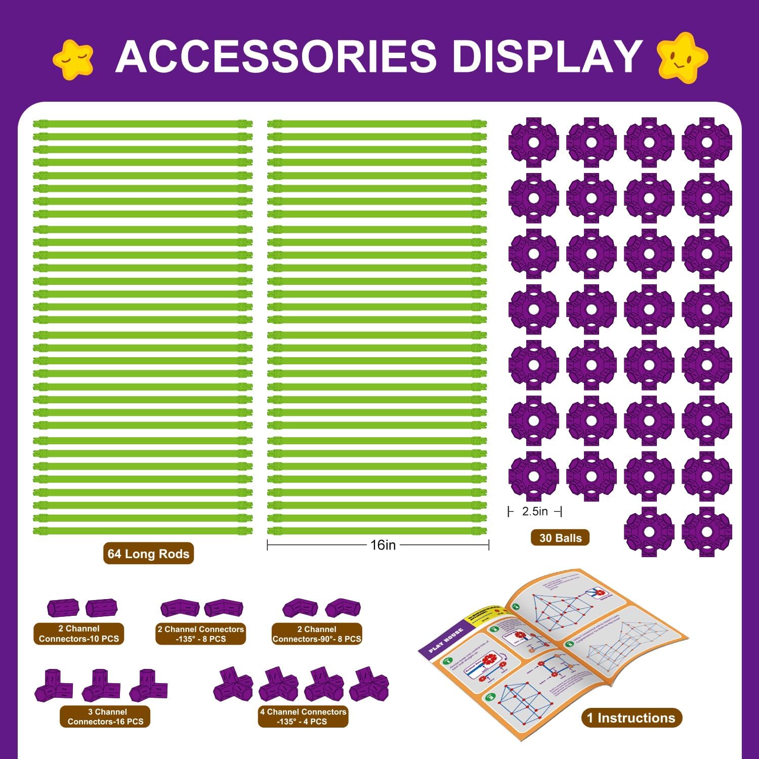 Glow In The Dark Fort Building Kit for Kids,STEM Construction Toys, Educational Gift for 4 5 6 7 8 9 10 11 12 Years Old Boys and Girls,Ultimate Creative Set for Indoor & Outdoors Activity,140 Pcs