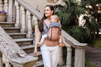 Beco Baby Carrier 8 Hybrid Newborn to Toddler (7-45lbs) - All in 1 Mesh Backpack, Front and Hip Carrier with Adjustable Seat - Cooling Ergonomic Carrier (Rose Love)