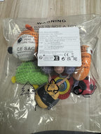 Koty Car Seat Toys, Infant Baby Spiral Plush Activity Hanging Toy for Stroller Bar Pram Crib with Music Box BB Squeaker & Rattles(Orange Fox)