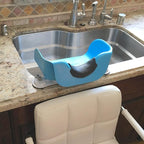 Shampoo Buddy Portable Hair Wash Basin for Children, Toddlers, Kids, Teens | Portable Shampoo Bowl for use on Bathtub or Sink (Blue)