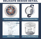 Baby Food Maker, 10-in-1 Baby Food Processor Set with 2 Glass Bowls (600ml+300ml), Baby Food Blender for Baby Puree, Fruit, Meat, Vegatable, Baby Food Storage Containers, Baby Essentials